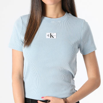 Calvin Klein - Camiseta mujer 3092 Azul claro