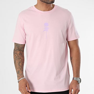 Luxury Lovers - Camiseta oversize Rosas Rosa Lavanda