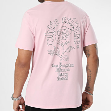 Luxury Lovers - Tee Shirt White Eclipse Barbed Outline Rose