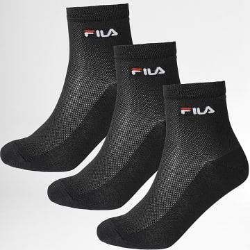 Fila - Lote de 3 pares de calcetines F1742 Negro