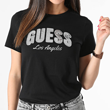 Guess - Tee Shirt Femme W4GI31 Noir
