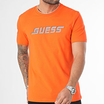 Guess - Camiseta Z4GI11-I3Z14 Naranja