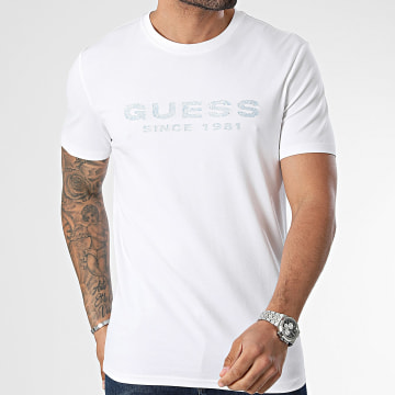 Guess - Camiseta M4GI61-J1314 Blanca