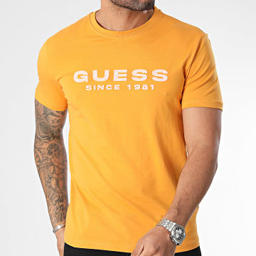 Guess - Camiseta M4GI61-J1314 Naranja