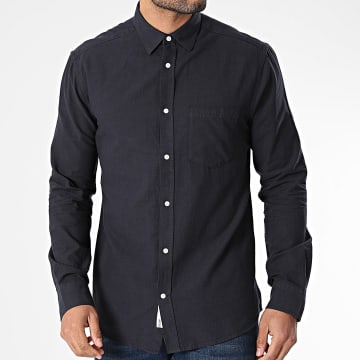 Only And Sons - Camicia a maniche lunghe blu navy