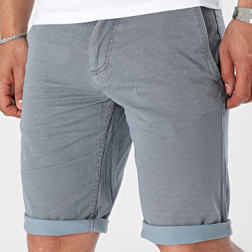 Tom Tailor - Pantalones cortos chinos 1040223-XX-10 Azul Gris