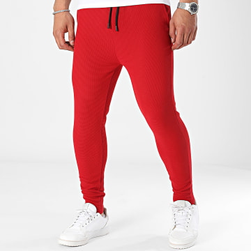 John H - Pantalones de chándal rojos
