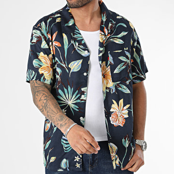 Levi's - Camisa Manga Corta Relajada 72625 Azul Marino Multi Floral