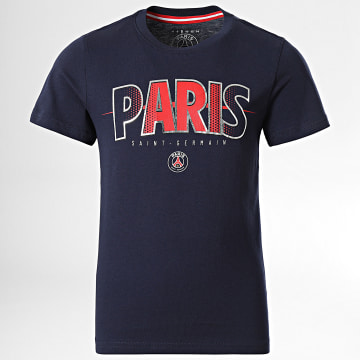 PSG - Tee Shirt Enfant Paris Saint-Germain P15389C Bleu Marine