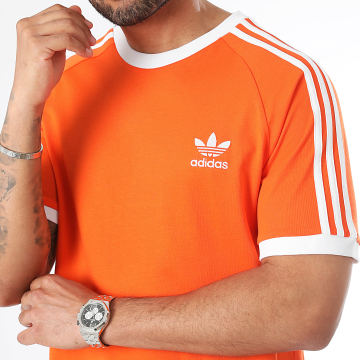 Adidas Originals - Tee Shirt 3 Stripes IM9382 Orange