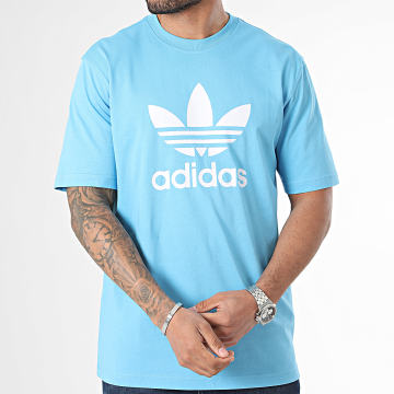 Adidas Originals - Tee Shirt Trefoil IR7980 Bleu Clair