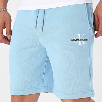 Calvin Klein - 5131 Pantalón corto de jogging azul claro