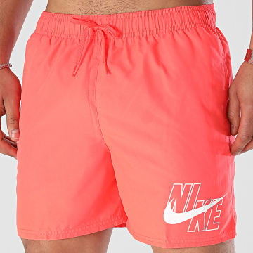 Nike - Short De Bain Nessa 018 Rouge Fluo