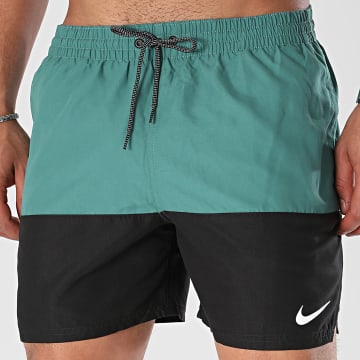 Nike - Nessb 451 Pantaloncini da bagno nero verde