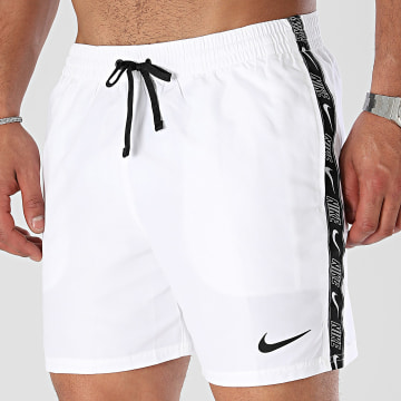 Nike - Nesse 559 Pantaloncini da bagno a fascia bianchi