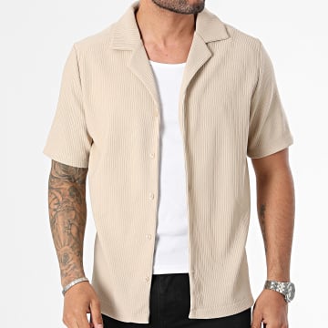 Uniplay - Chemise Manches Courtes Beige