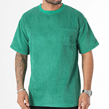 Aarhon - Camiseta de bolsillo verde