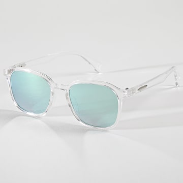 Classic Series - Gafas de sol verdes transparentes