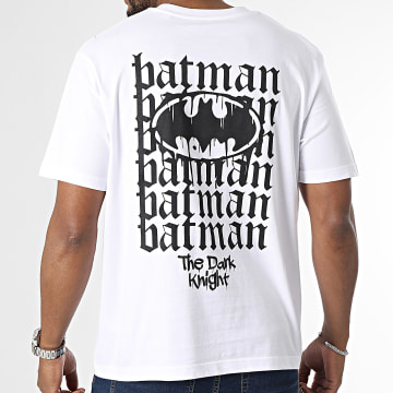DC Comics - Tee Shirt Oversize New Bat Blanc