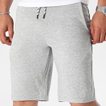 Indicode Jeans - Pantaloncini da jogging Brennan 70-442 grigio erica