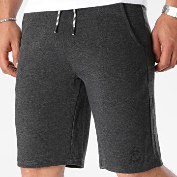 Indicode Jeans - Pantalones cortos de jogging Brennan 70-442 gris marengo