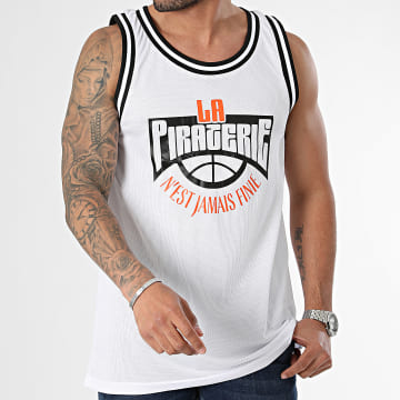 La Piraterie - All Stars Tanktop Wit Zwart Oranje