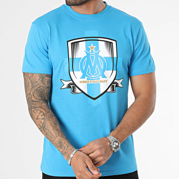 OM - Tee Shirt De Foot Big Logo M23085C Bleu