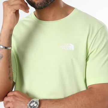 The North Face - Tee Shirt Simple Dome A87NG Verde chiaro