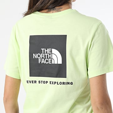 The North Face - Camiseta relax mujer Redbox A87NK Verde