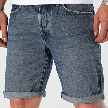 Tiffosi - Pantaloncini Jean dal taglio regolare 10054415 Denim blu
