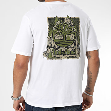 Timberland - Camiseta Diseño 3 SS A65HQ Blanca