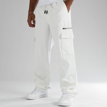 LBO - Katoen Canvas Cargo Broek 0512 Wit