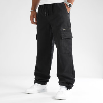 LBO - Katoen Canvas Cargo Broek 0513 Zwart