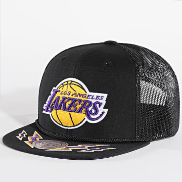 Mitchell and Ness - Los Angeles Lakers Trucker NBA Gorra de repuesto Negro