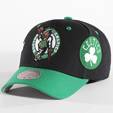 Mitchell and Ness - Cappello NBA Overbite Pro Boston Celtics HHSS7310 Nero Verde