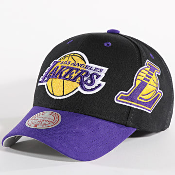Mitchell and Ness - Cappello NBA Overbite Pro Los Angeles Lakers HHSS7310 Nero Viola