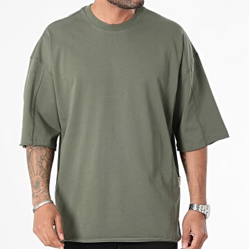 2Y Premium - Camiseta oversize verde caqui