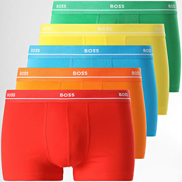BOSS - Confezione da 5 boxer 50496799 Rosso Arancione Giallo Azzurro Verde