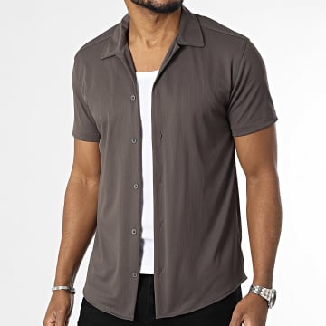 Classic Series - Chemise Manches Courtes Gris Anthracite