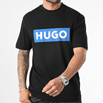Hugo Blue - Maglietta Nico 50522376 Nero Blu Reale Bianco