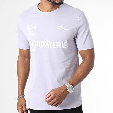 La Piraterie - Tee Shirt La Piraterie FC Lavande Blanc