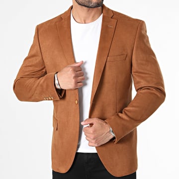 Mackten - Giacca blazer slim fit color cammello