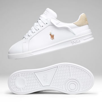 Polo Ralph Lauren - Baskets Heritage Court II White