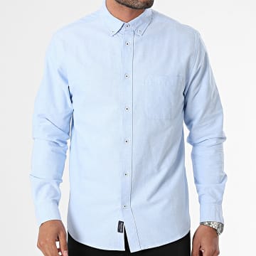 Tiffosi - Camisa de manga larga Tommy 10046898 Azul claro