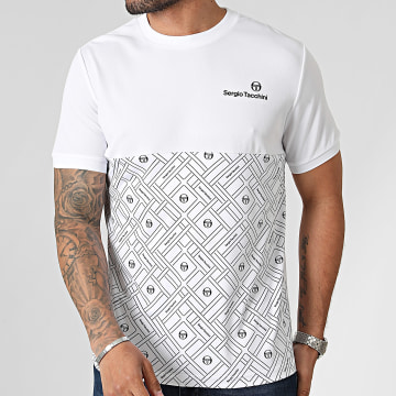 Sergio Tacchini - Labirinto Camiseta 40467 Blanco