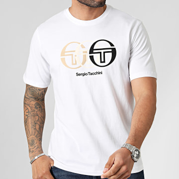 Sergio Tacchini - Tee Shirt Triade 40518 Blanc