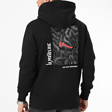 La Piraterie - Sudadera negra con capucha Navigables