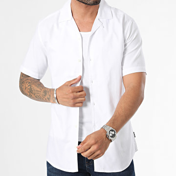 Only And Sons - Chemise Manches Courtes Alvaro Blanc