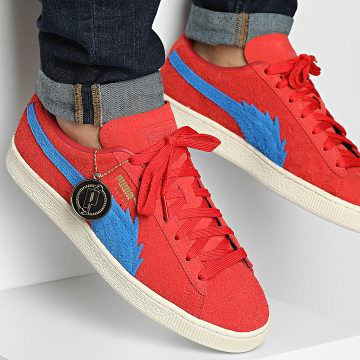Puma - Suede One Piece 396520 For All Time Red Ultra Blue Sneakers