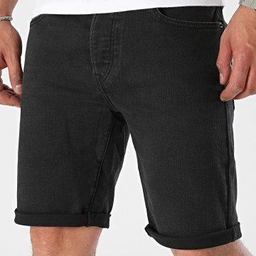 Tiffosi - Pantalones cortos vaqueros slim 10054436 Negro